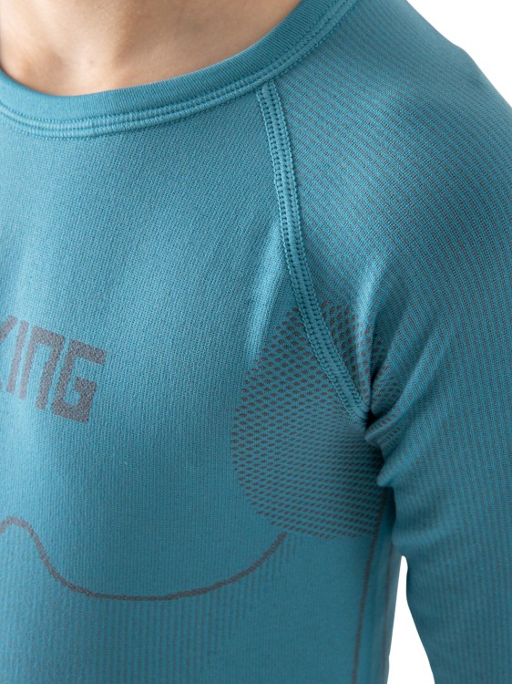 Bielizna Termoaktywna Viking Base Layer Riko Kids Set Niebieska