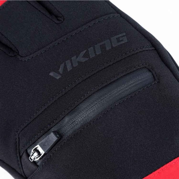 Rękawice Narciarskie Viking Kuruk 2.0 Ski Man Czarno-Czerwone