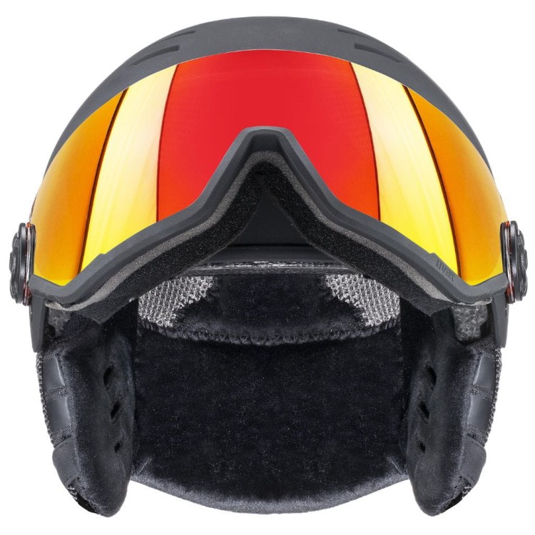 Kask Narciarski Uvex Wanted Visor Czarny