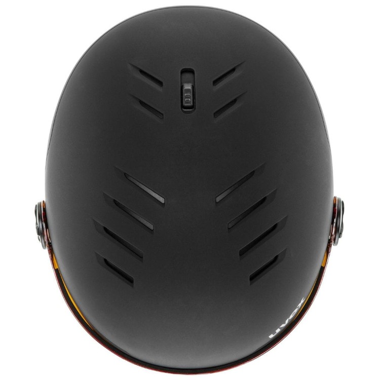 Kask Narciarski Uvex Wanted Visor Czarny