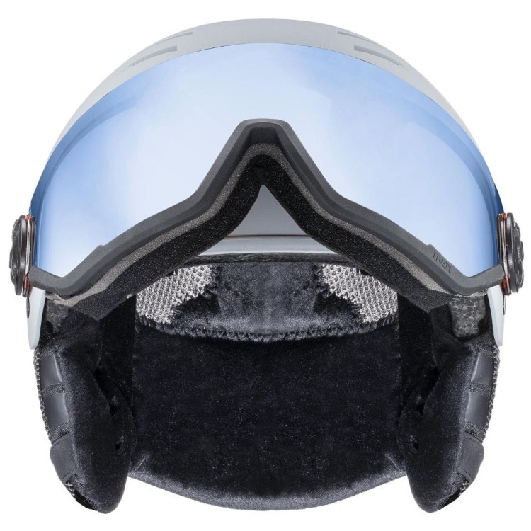 Kask Narciarski Uvex Wanted Visor Szary