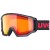 Gogle Narciarskie Uvex Athletic FM Czarne/Mirror Red
