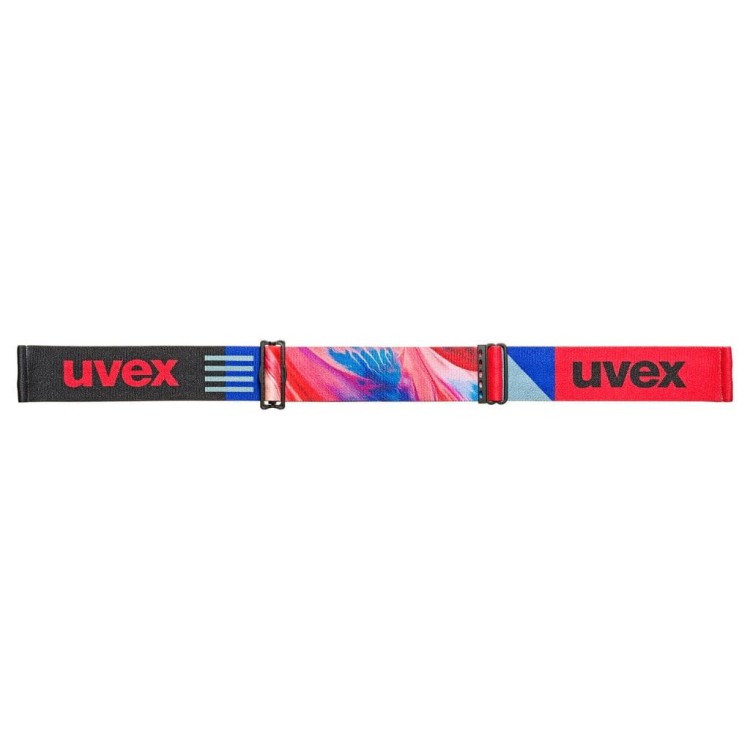 Gogle Narciarskie Uvex Athletic FM Czarne/Mirror Red