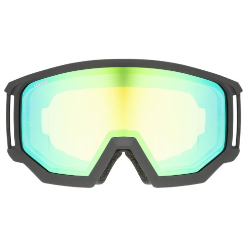 Gogle Narciarskie Uvex Athletic FM Czarne/Mirror Green