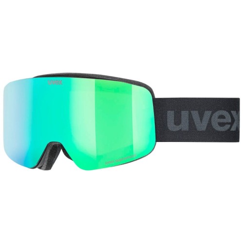 Gogle Narciarskie Uvex pwdr FM Czarne/Mirror Green
