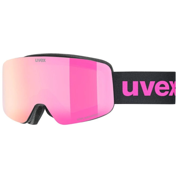 Gogle Narciarskie Uvex Pwdr FM Czarne/Mirror Pink