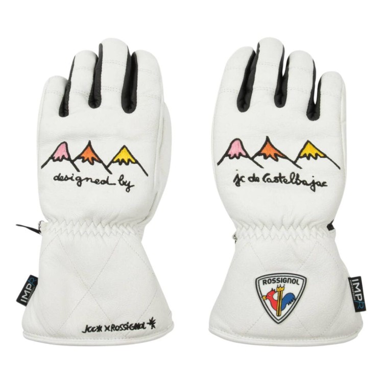 Rękawice narciarskie Rossignol damskie W Sublim LTH IMPR G białe