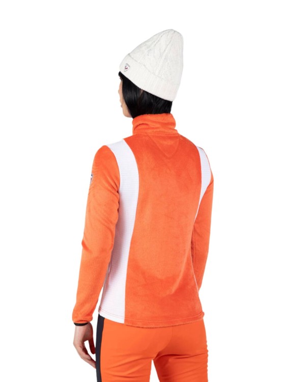 Bluza Rossignol damska W Diretta fleece HZ pomarańczowa