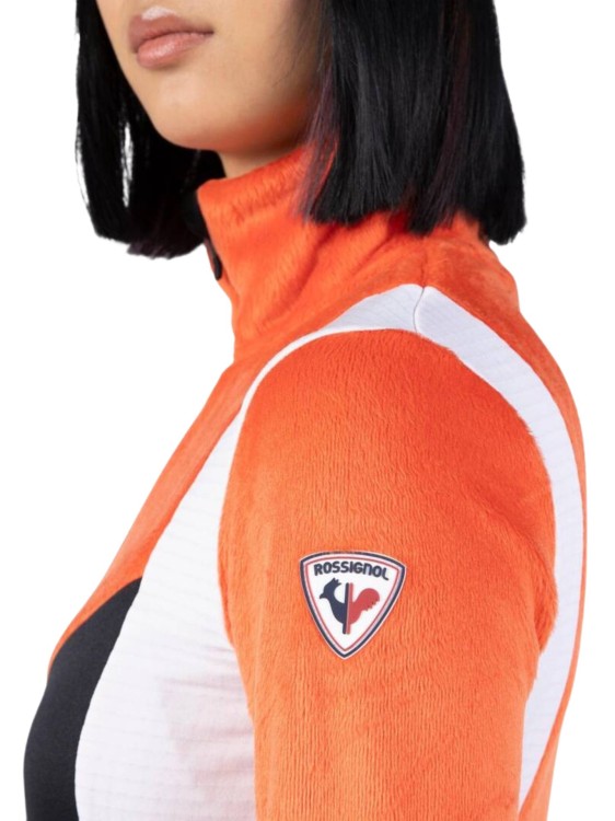 Bluza Rossignol damska W Diretta fleece HZ pomarańczowa