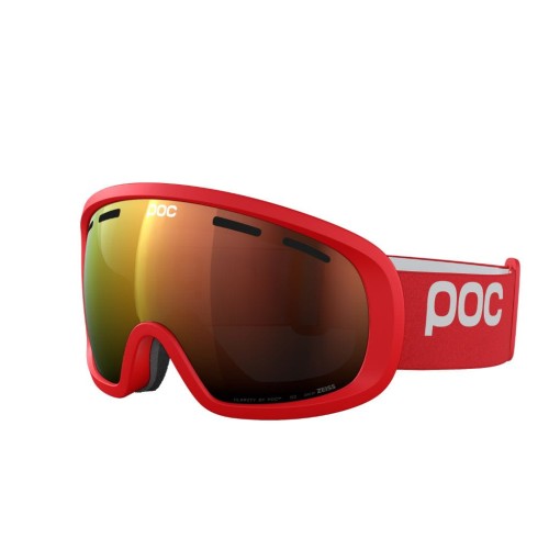 Gogle Poc Fovea Mid czerwono pomarańczowe