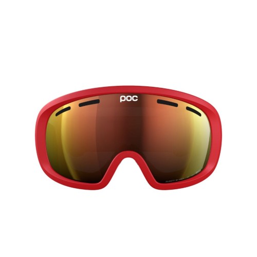 Gogle Poc Fovea Mid czerwono pomarańczowe