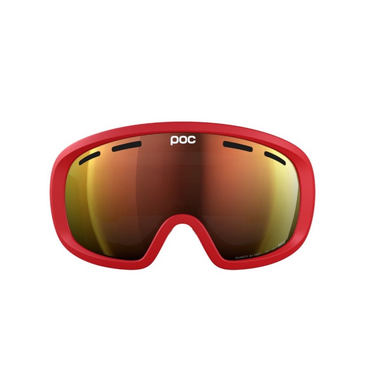 Gogle Poc Fovea Mid czerwono pomarańczowe