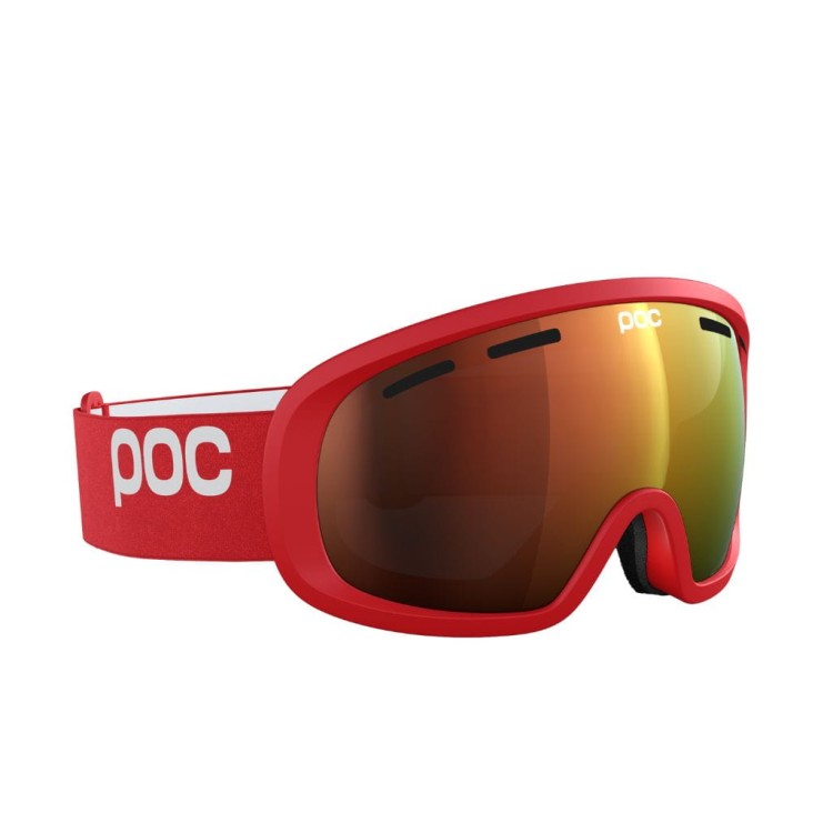 Gogle Poc Fovea Mid czerwono pomarańczowe