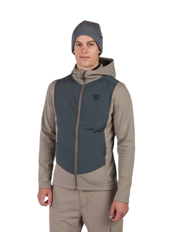 Bluza Rossignol męska Classique Hybrid Clim brązowa