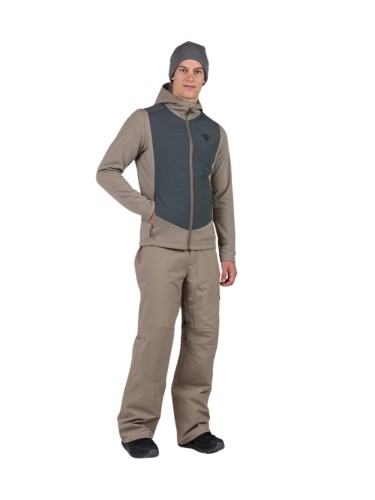 Bluza Rossignol męska Classique Hybrid Clim brązowa