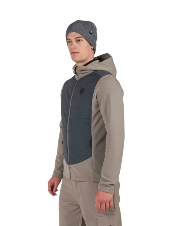 Bluza Rossignol męska Classique Hybrid Clim brązowa