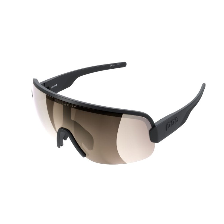 Okulary POC AIM Czarno Srebrne