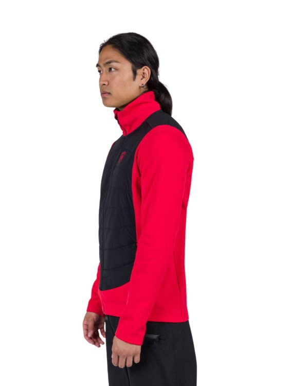 Bluza Rossignol męska Classique Hybrid Clim FZ czerwona