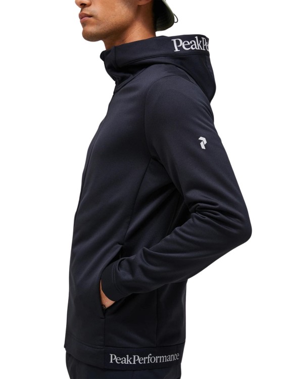 Bluza Peak Performance męska Rider Tech Zip Hood czarna 24/25