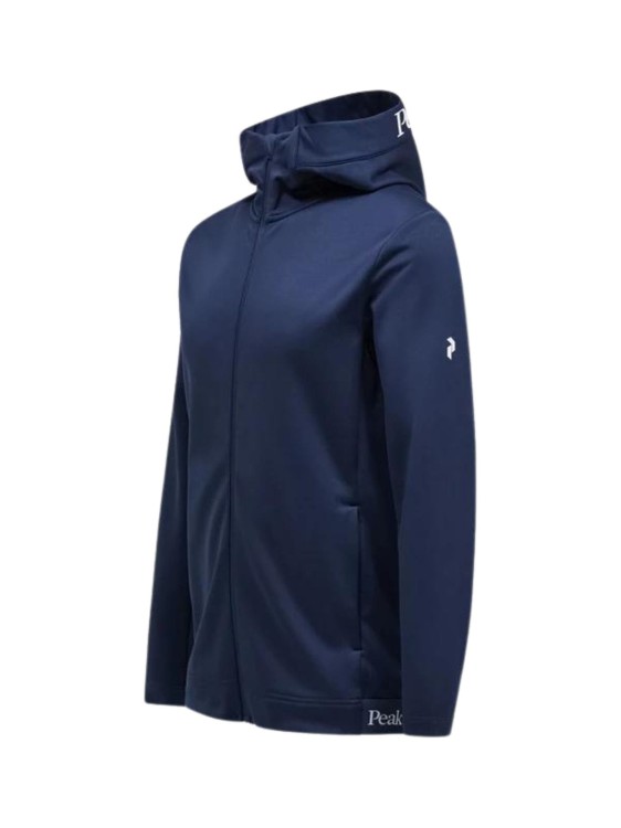 Bluza Peak Performance męska Rider Tech Zip Hood granatowa 24/25