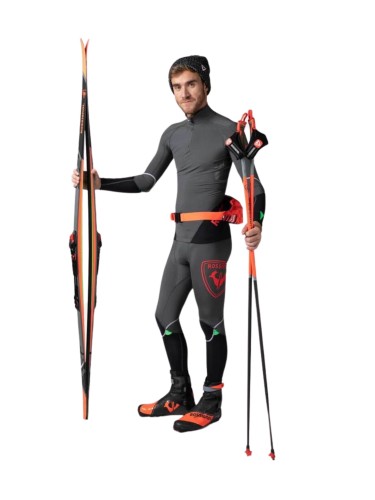 Legginsy Rossignol męska Infini Compression Race Tights szare