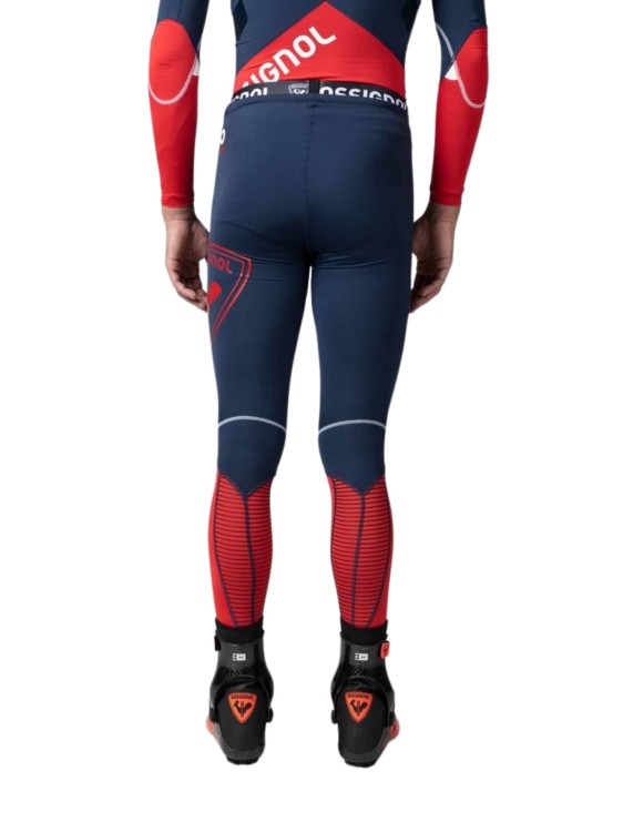 Legginsy Rossignol męskie Infini Compression Race Tights granatowe