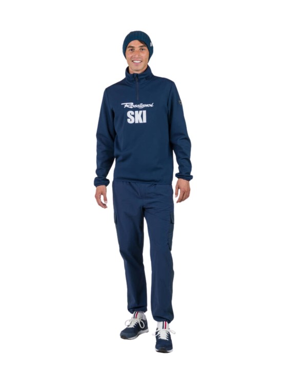 Bluza narciarska Rossignol Signature Ski HZ Fleece granatowa