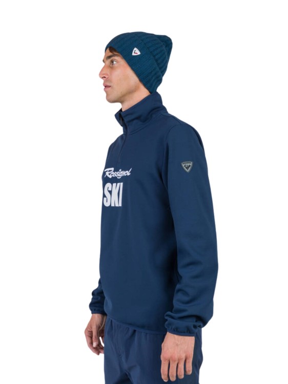 Bluza narciarska Rossignol Signature Ski HZ Fleece granatowa