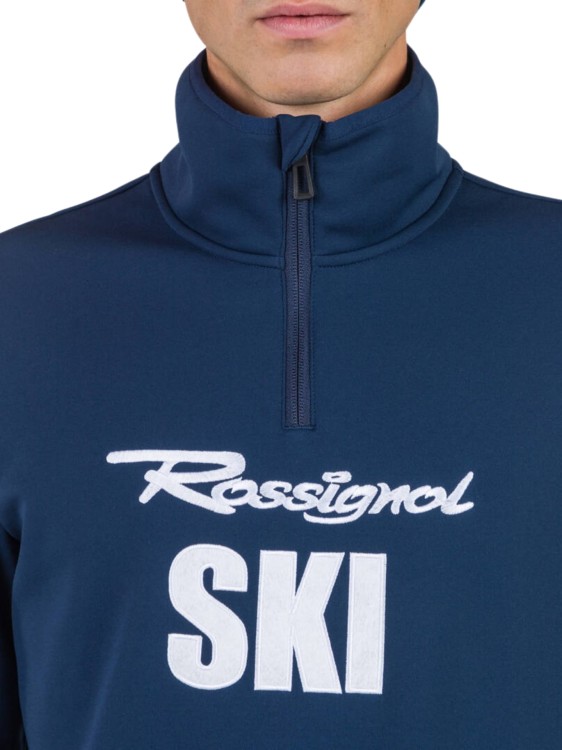 Bluza narciarska Rossignol Signature Ski HZ Fleece granatowa