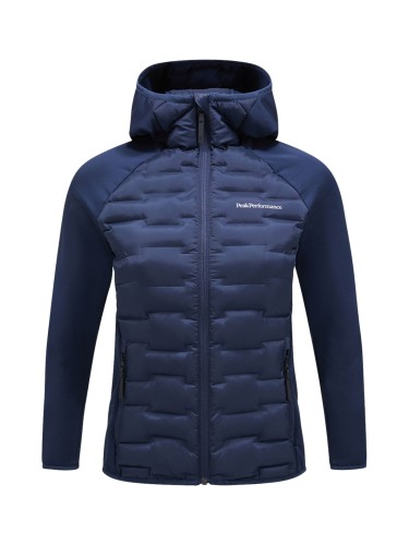 Kurtka Peak Performance damska Argon Hybrid Hood granatowa