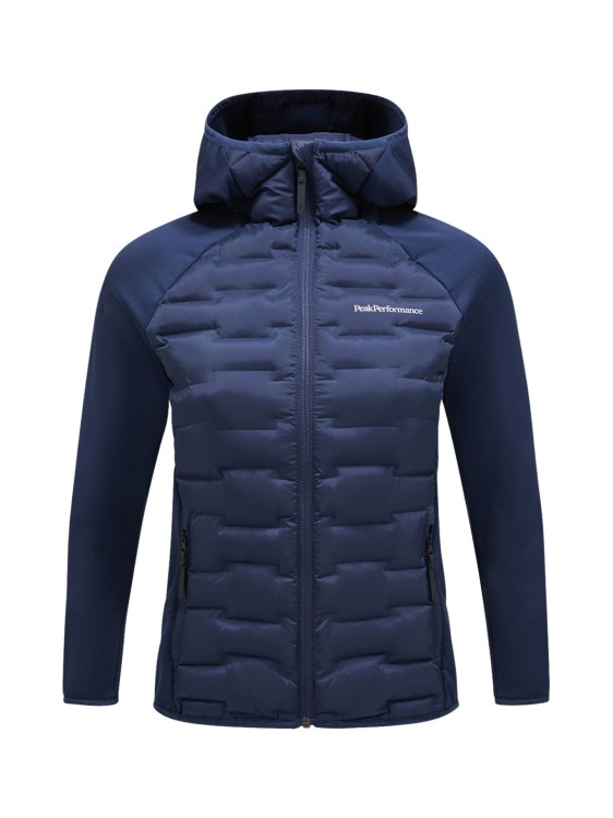 Kurtka Peak Performance damska Argon Hybrid Hood granatowa