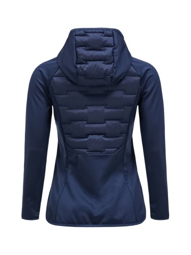 Kurtka Peak Performance damska Argon Hybrid Hood granatowa