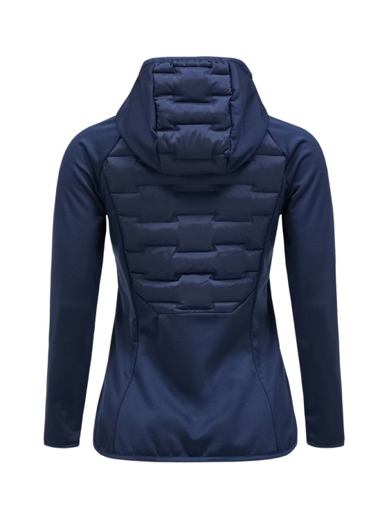 Kurtka Peak Performance damska Argon Hybrid Hood granatowa