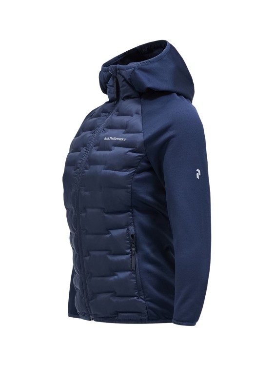 Kurtka Peak Performance damska Argon Hybrid Hood granatowa