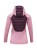 Kurtka Peak Performance damska Argon Hybrid Hood bordowy