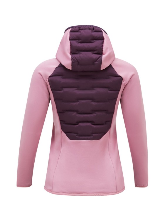 Kurtka Peak Performance damska Argon Hybrid Hood bordowy 24/25