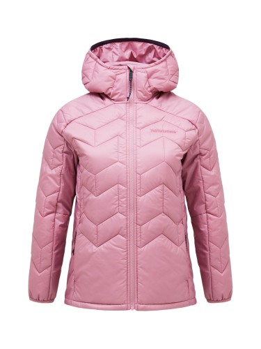 Kurtka Peak Performance damska Elevate Liner Hood różowa
