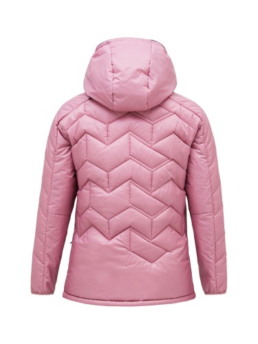 Kurtka Peak Performance damska Elevate Liner Hood różowa