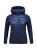 Kurtka Peak Performance damska Helium Down Hybrid Hood granatowa