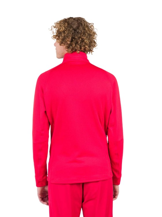 Bluza narciarska Rossignol męska Blackside Fleece FZ czerwona