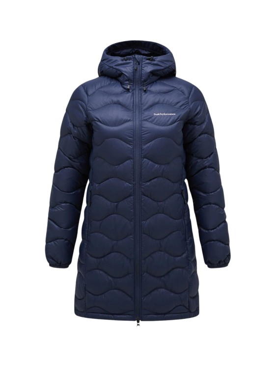 Kurtka Peak Performance damska Helium Down Parka granatowa