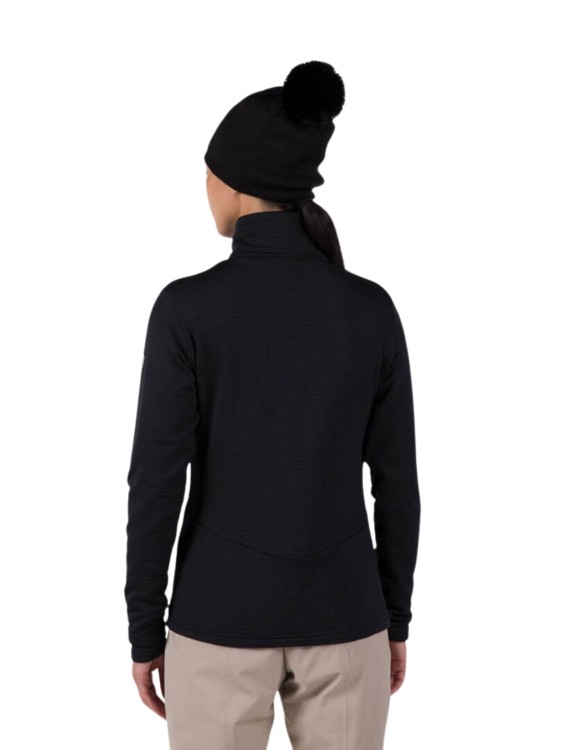 Bluza narciarska Rossignol W Blackside Fleece FZ czarna
