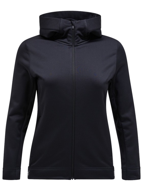 Bluza Peak Performance damska Rider Tech Zip Hood czarna 24/25