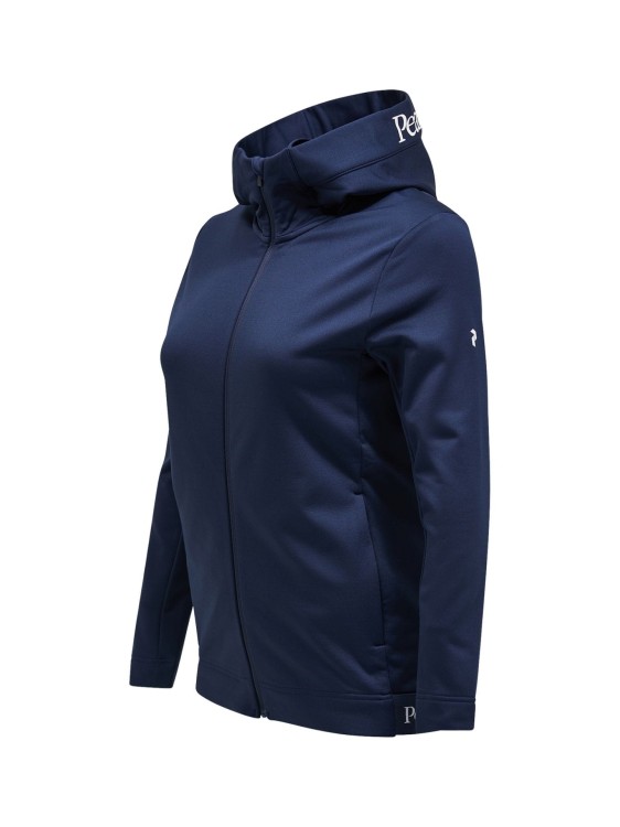 Bluza Peak Performance damska Rider Tech Zip Hood granatowa 24/25