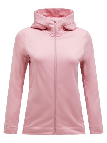 Bluza Peak Performance damska Rider Tech Zip Hood różowa