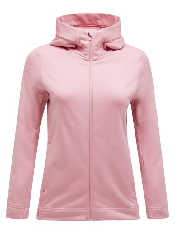 Bluza Peak Performance damska Rider Tech Zip Hood różowa 24/25