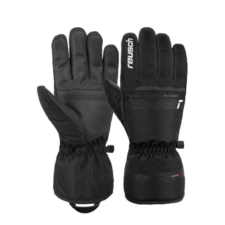 Rękawice Narciarskie Reusch Snow King Czarne