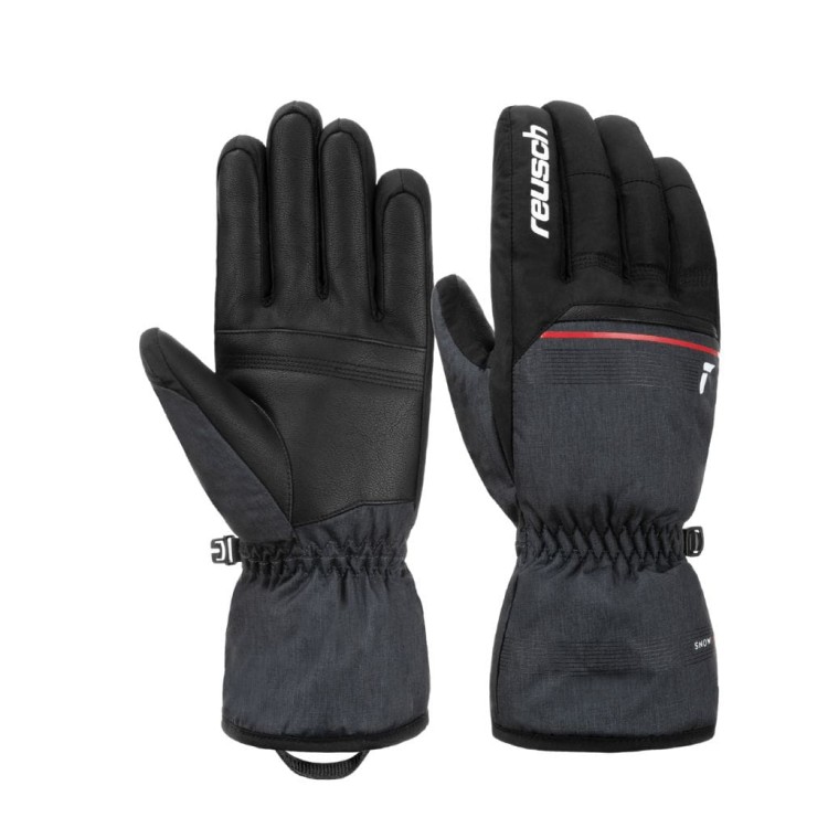Rękawice Narciarskie Reusch Snow King Szare