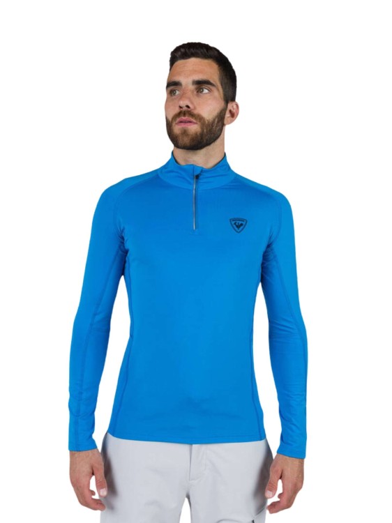 Koszulka termoaktywna Rossignol Classique 1/2 Zip niebieska