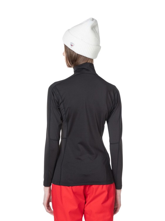 Koszulka termoaktywna Rossignol W Classique 1/2 Zip czarna